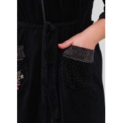 Халат Romeo Life XL,3XL,4XL  велюр 3604